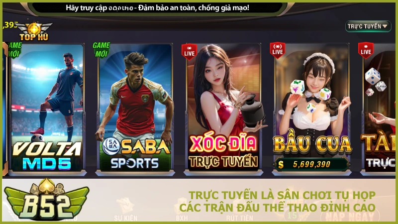 Trực tuyến là sân chơi tụ họp các trận đấu thể thao đỉnh cao 