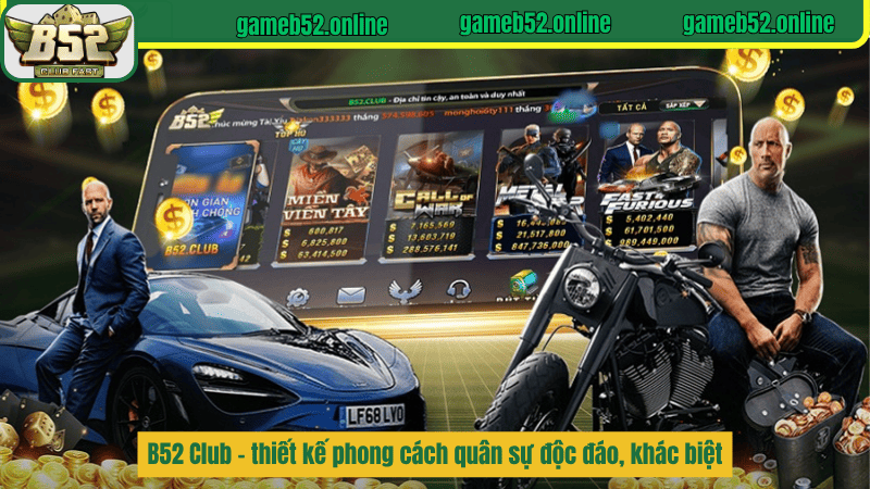 B52 Club – thiết kế phong cách quân sự độc đáo, khác biệt